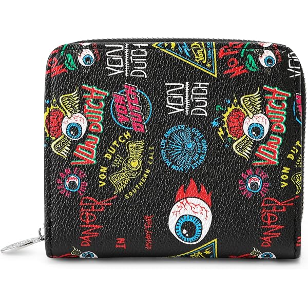 Amazon.com: ED HARDY Women's Zip Around Wallet Wristlet with