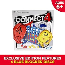 Hasbro Gaming Connect 4 Strategy Board Game for