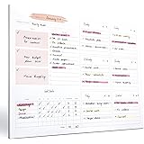 Weekly planner notepad – Daily & Monthly Calendar Agenda 2022 I To do List Notepads, Habit Tracker, Great Academic Planner fo