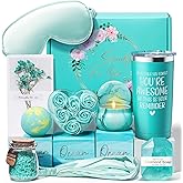 Birthday Gifts for Women Friendship, Ocean Relaxing Spa Gifts Basket for Women Self Care Gifts, Thank You Gifts Bath Set Valentines Day Gifts for Mom Her Best Friend Wife Sister Coworker Nurse Teacher