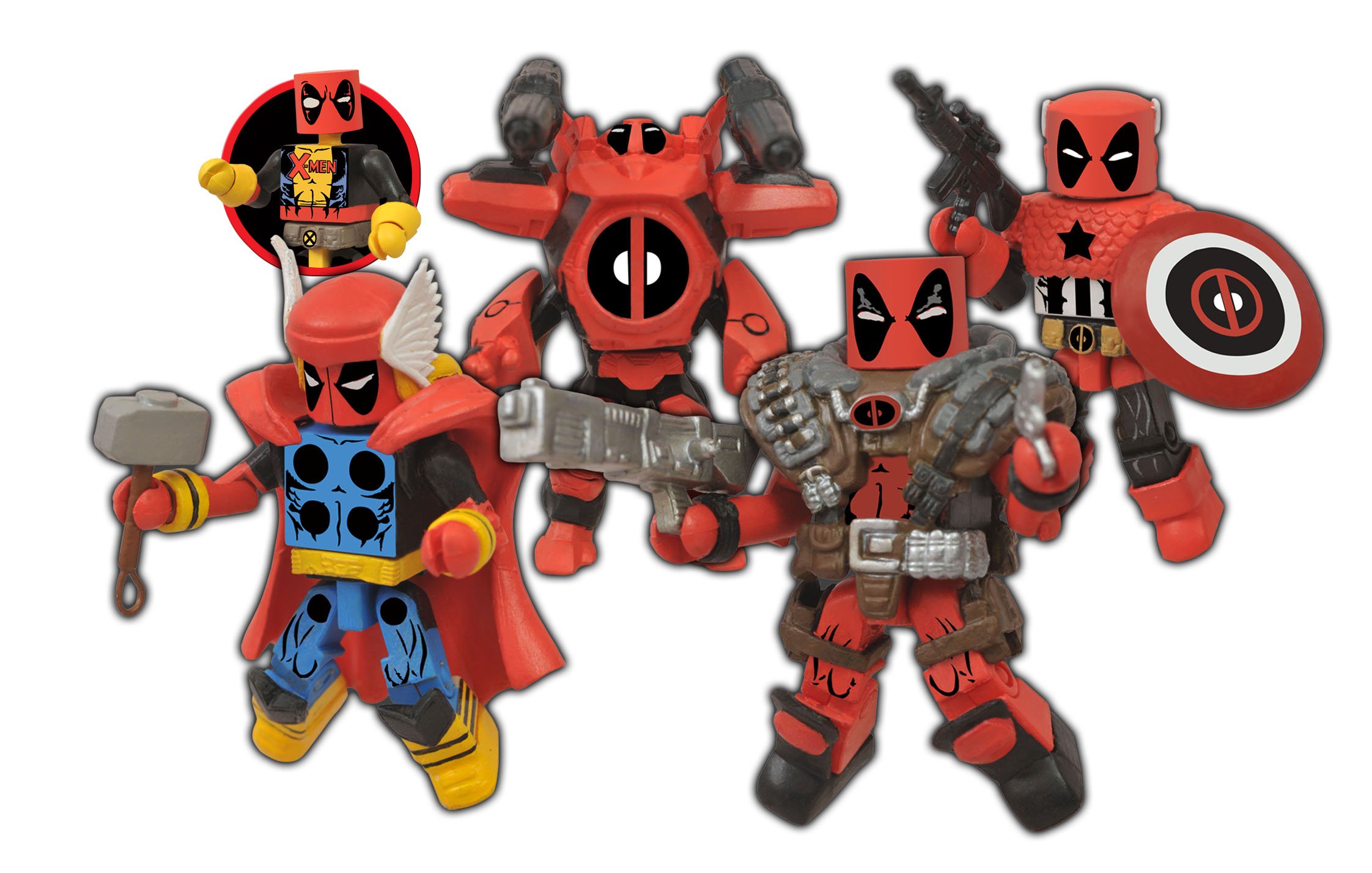 Diamond Select Toys Marvel Minimates Deadpool Assemble Box Set