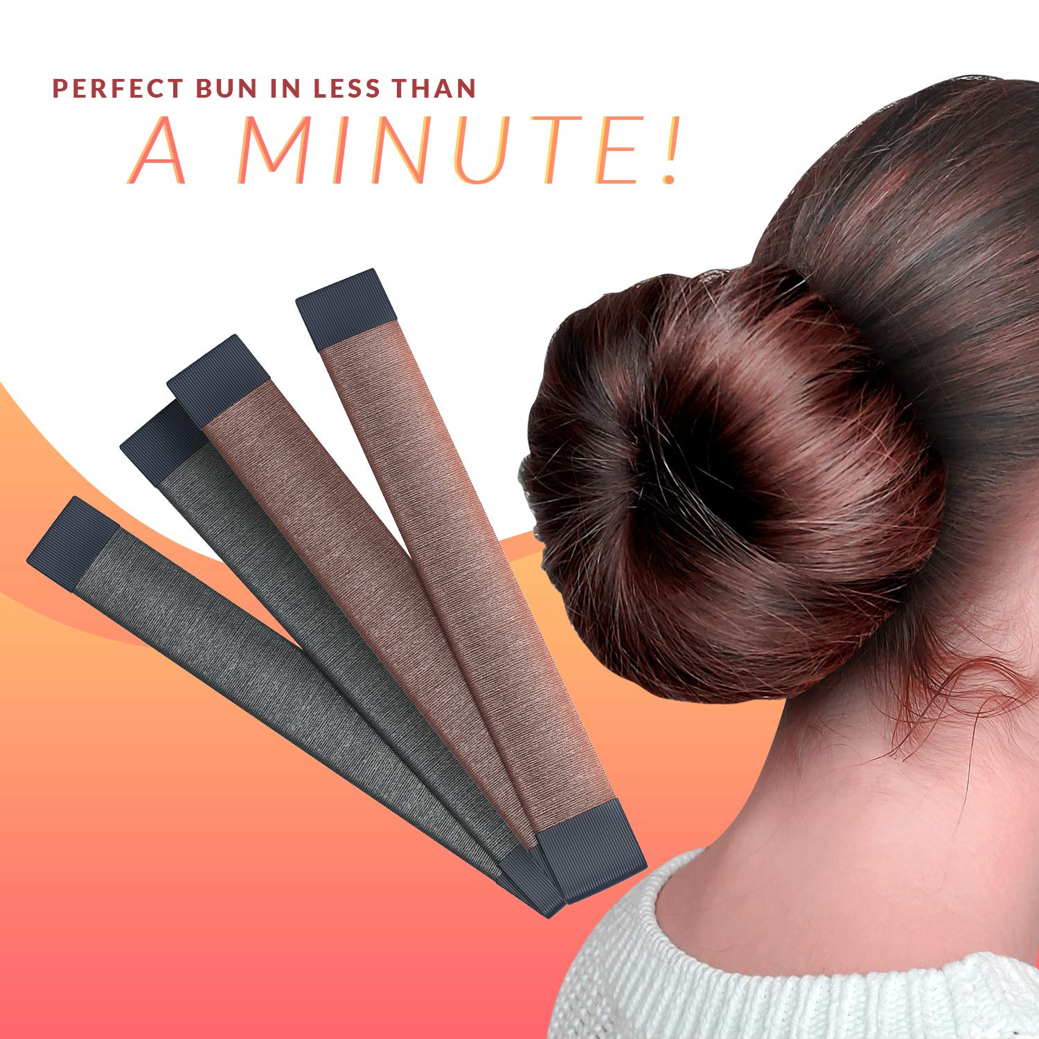 Amazon Com Women S Hair Bun Maker French Twist Hair Fold Wrap