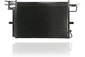 A/C Condenser - Pacific Best Inc. Compatible/Replacement for 3911 11-19 Ford Explorer 6 Cylinder 3.5L Without Turbo Only