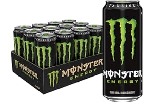 MONSTER ENERGY, Original, 473 mL Cans (12 Pack) – Energy Drink