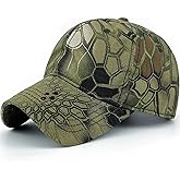 Loneshark Mens Tactical Camo Baseball Caps Womens Patriotic Operator Camouflage Baseball Hats