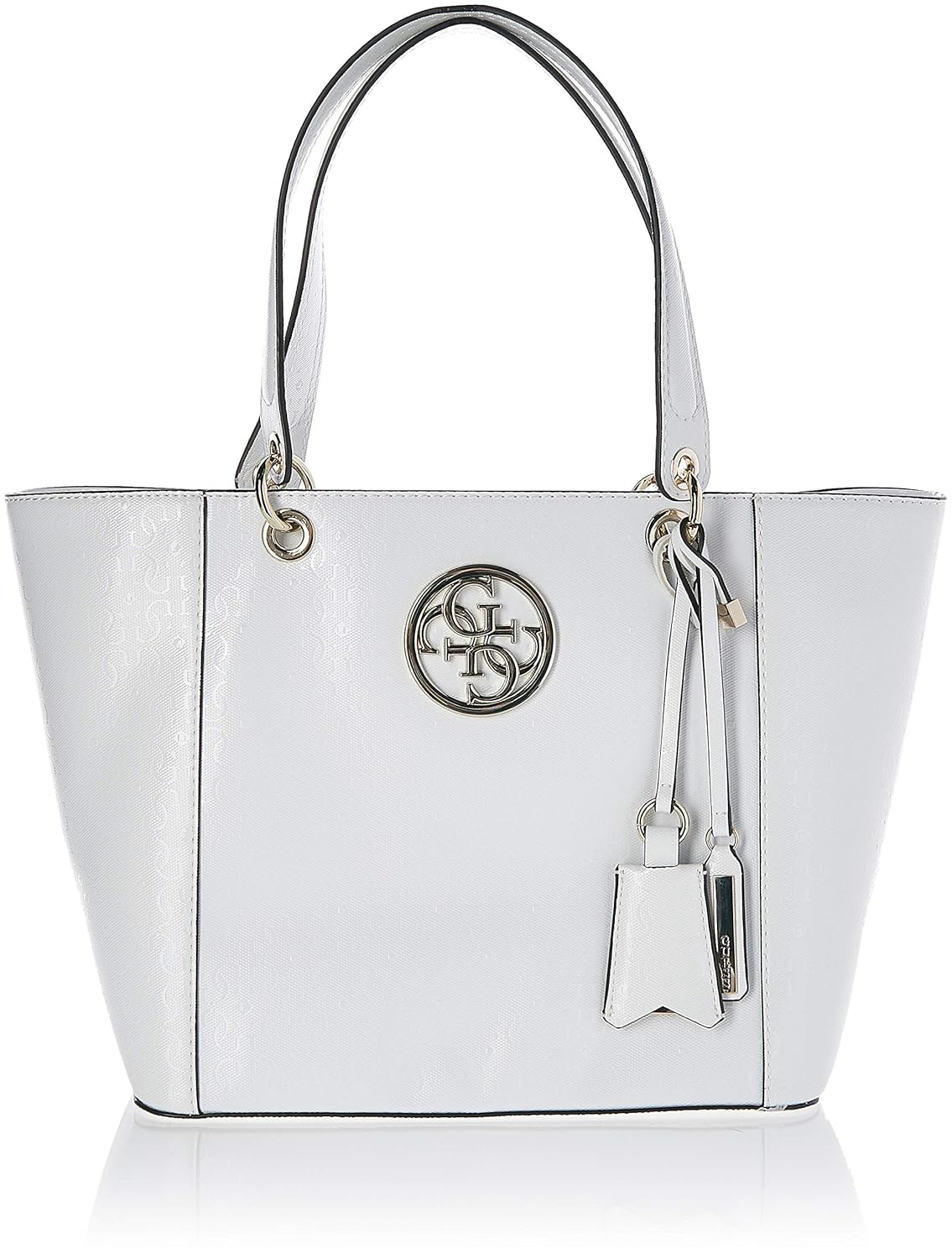 Guess Kamryn, Bolso tipo tote para Mujer, Blanco (White/Whi), 42x26