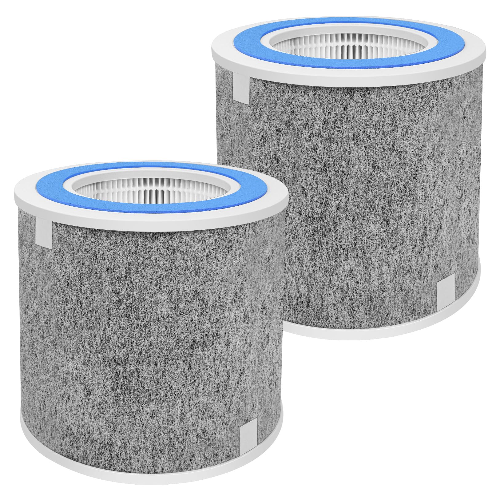 Photo 1 of 2 Pack HP102 Replacement Filter for Shark HP152 HP100 HP102C HP102PET HP105 HP130 HP132 HP153 HC450 HC450C HC451 HC452 HC452C HC455 UA455 Purifier, True HEPA Odor Lock, HE1FKBASMB HE1FKPET HE1FKBAS
