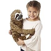 Melissa & Doug Lifelike Plush Sloth Stuffed Animal (12W x 14.5H x 9D in)