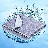 Marchpower Cooling Blanket for Kids Hot Sleepers, Arc-Chill Throw with Double-Sided Design, Japanese Fiber Absorbs Body Heat, Lightweight Soft Sleeping Baby Travel