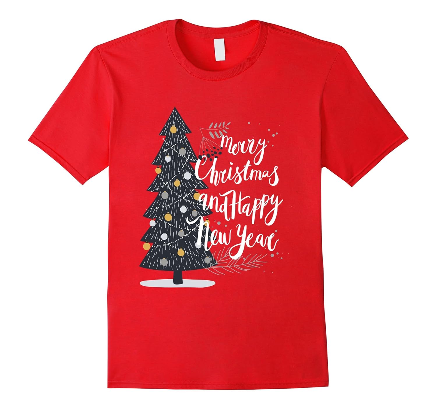 CHRISTMAS AND HAPPY NEW YEAR TSHIRT-ANZ