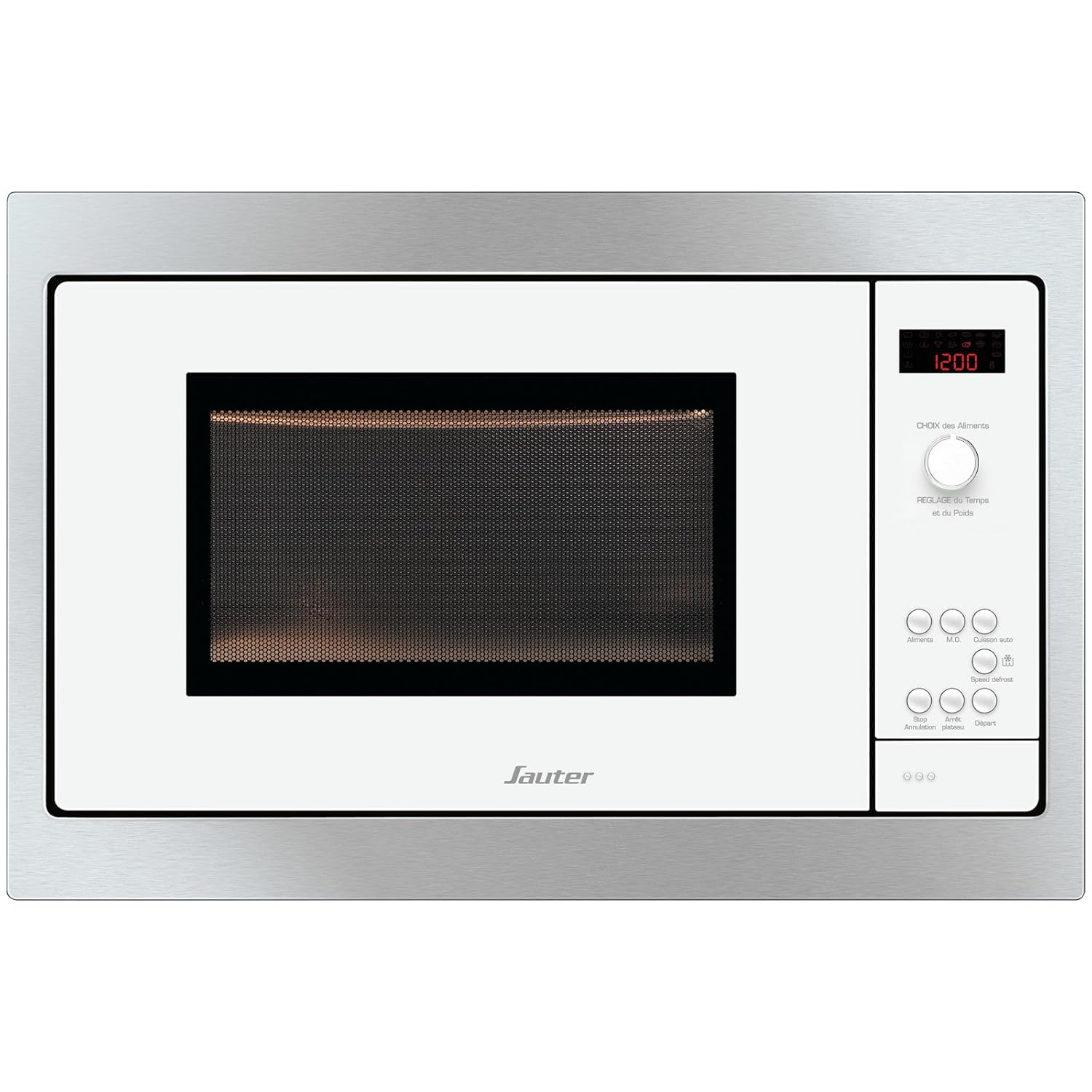 Sauter SMS4340W Integrado 26L 900W Negro, Acero inoxidable ...