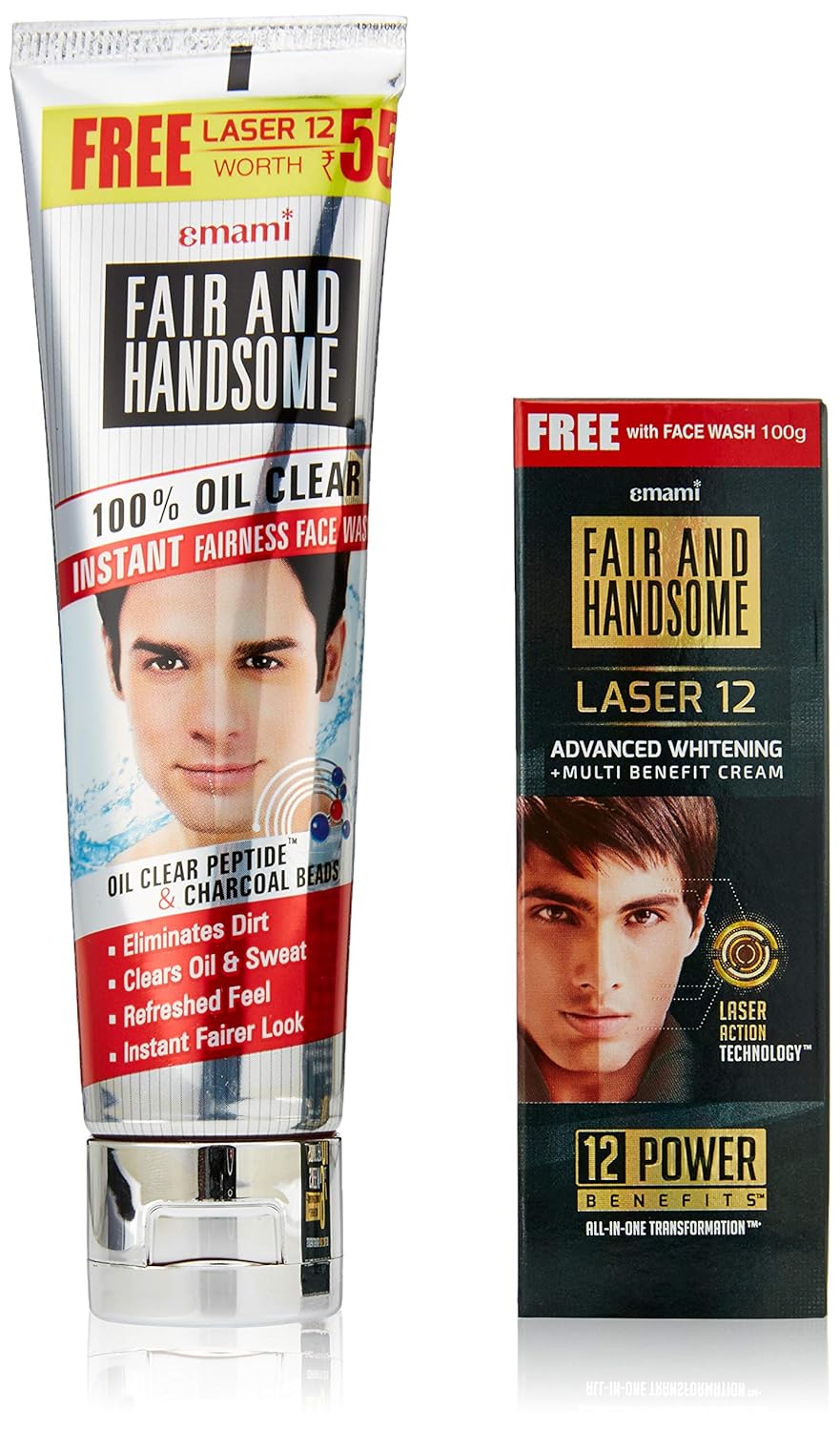 fair and handsome charcoal face wash