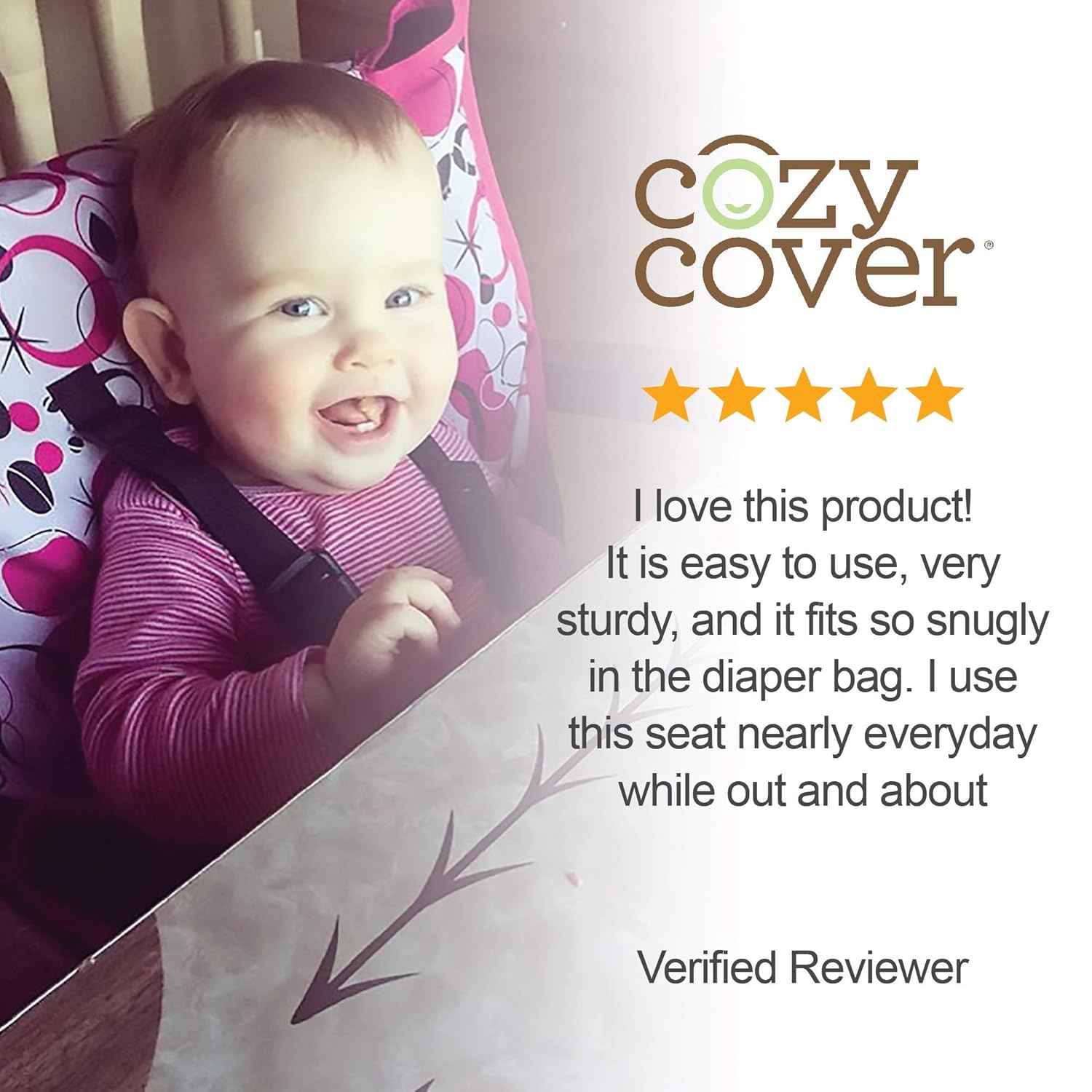 The Original Easy Seat Portable High Chair (Chevron) - Quick, Easy, Convenient Cloth Travel High Chair Fits in Your Hand Bag for a Happier, Safer Infant/Toddler : Baby