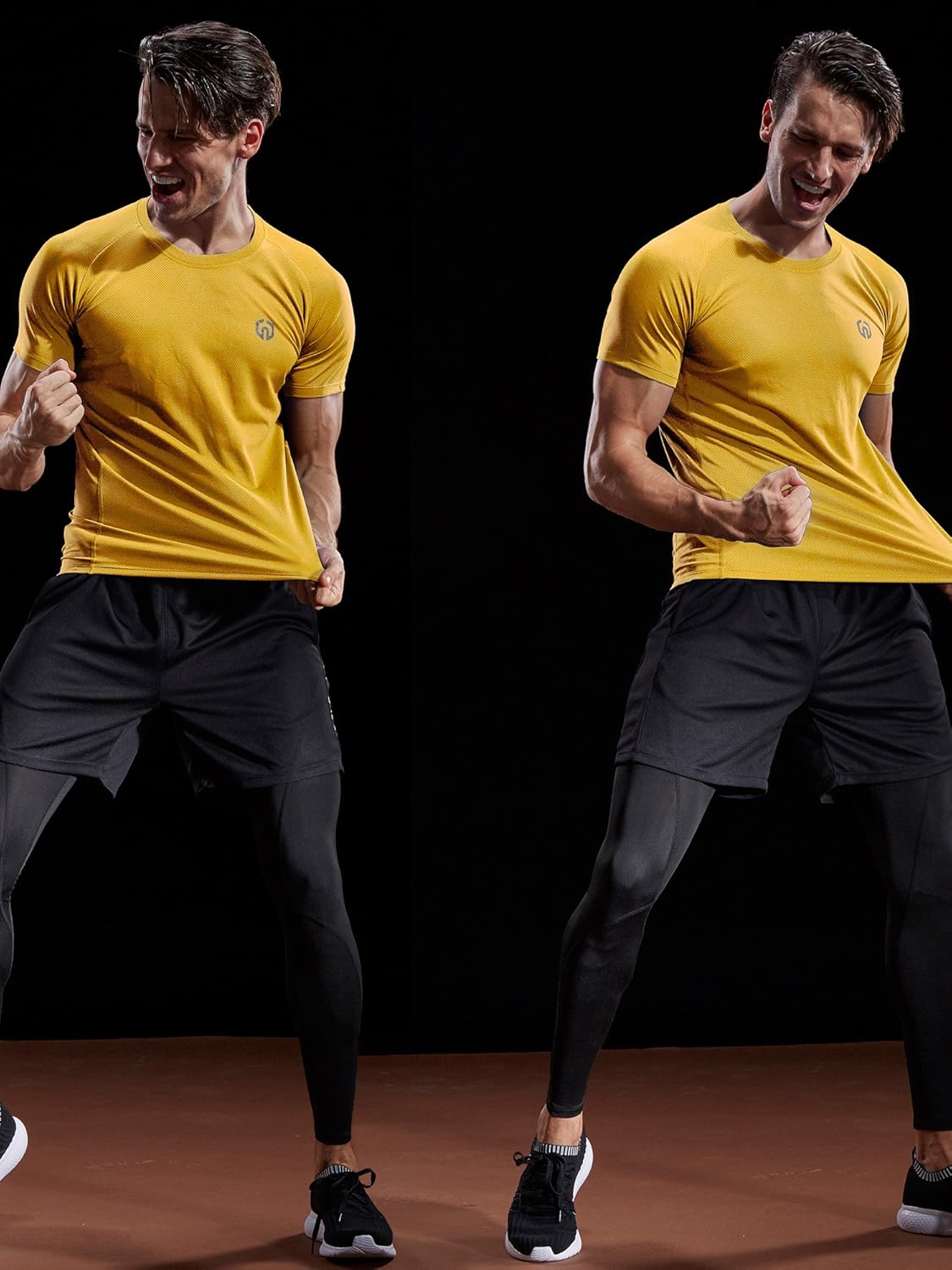 Neleus Men's Dry Fit Mesh Athletic Shirts at  Men’s Clothing store