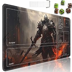 JVGFYNKL for TCG Playmat, Playmat with Zones, 24x14
