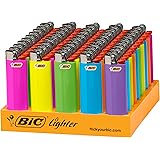 BIC Classic Lighter, Fashion Assorted Colors, 50Count Tray