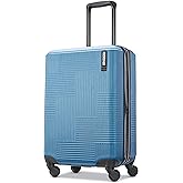 American Tourister Stratum XLT Expandable Hardside Luggage with Spinner Wheels, Blue Spruce, Carry-On 20-Inch