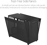 ASUS Prime AP201 MicroATX Case Black 360mm Radiator Support 338mm GPU view 4