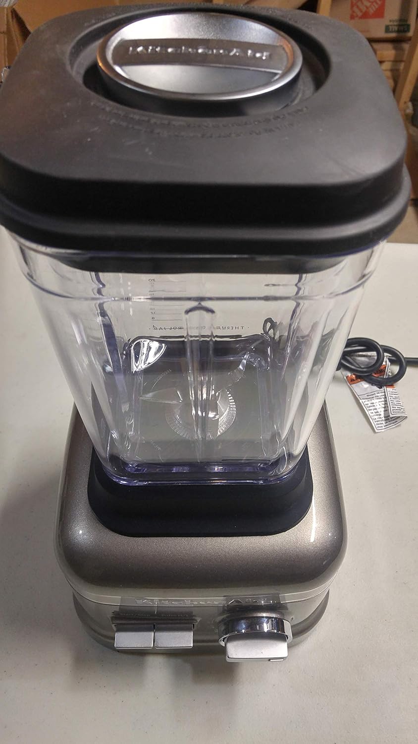 KitchenAid Pro Line Blender Updated Model with NEW Three Pre-Set Adapti-Blend Functions (Smoothies, Juices, and Soups), Exclusive Thermal Control Jar, Die-Cast Metal Base, and Flex-Edge Tamper