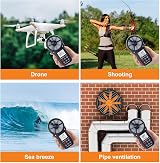 BTMETER BT-100 Digital Anemometer Wind Speed Temp Gauge view 7