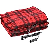 Heated Car Blanket - 12-Volt Electric Blanket for Car, Truck, SUV, or RV - Portable Heated Throw - Camping Essentials by Stal