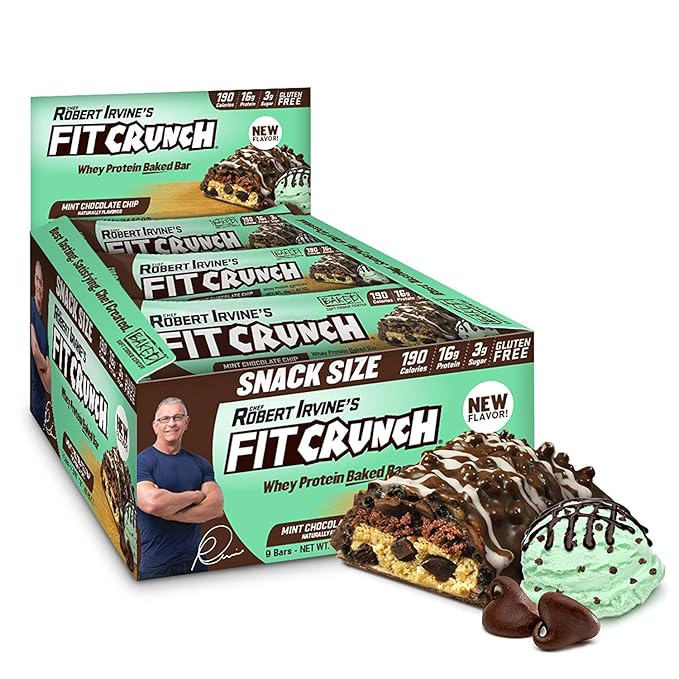 Fitcrunch Snack Size Protein Bars Designed By Robert Irvine