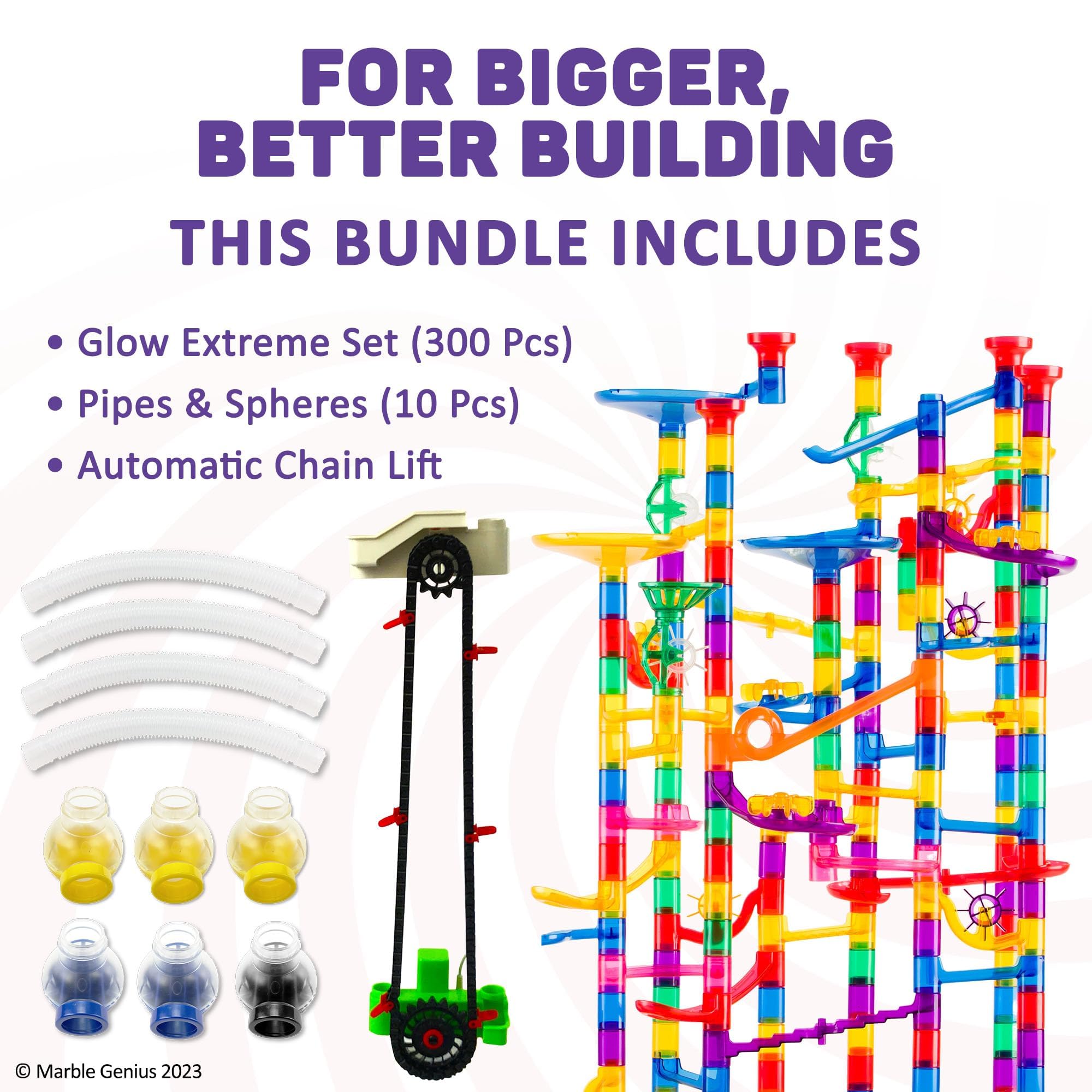 Mua Marble Genius Bundle: Glow Extreme Set (300 Pieces), Automatic ...