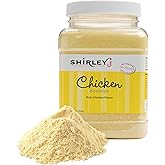 Shirley J Chicken Bouillon Powder, Multi Use Soup Base Chicken Powder | Instant Dissolve Low Sodium Chicken Bouillon Powder for Cooking, Gravies, Rice, and Roasting, Use as a Chicken Base, 16 oz