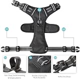HEELE No Pull Dog Harness Large Reflective Adjustable Front Back Leash view 6