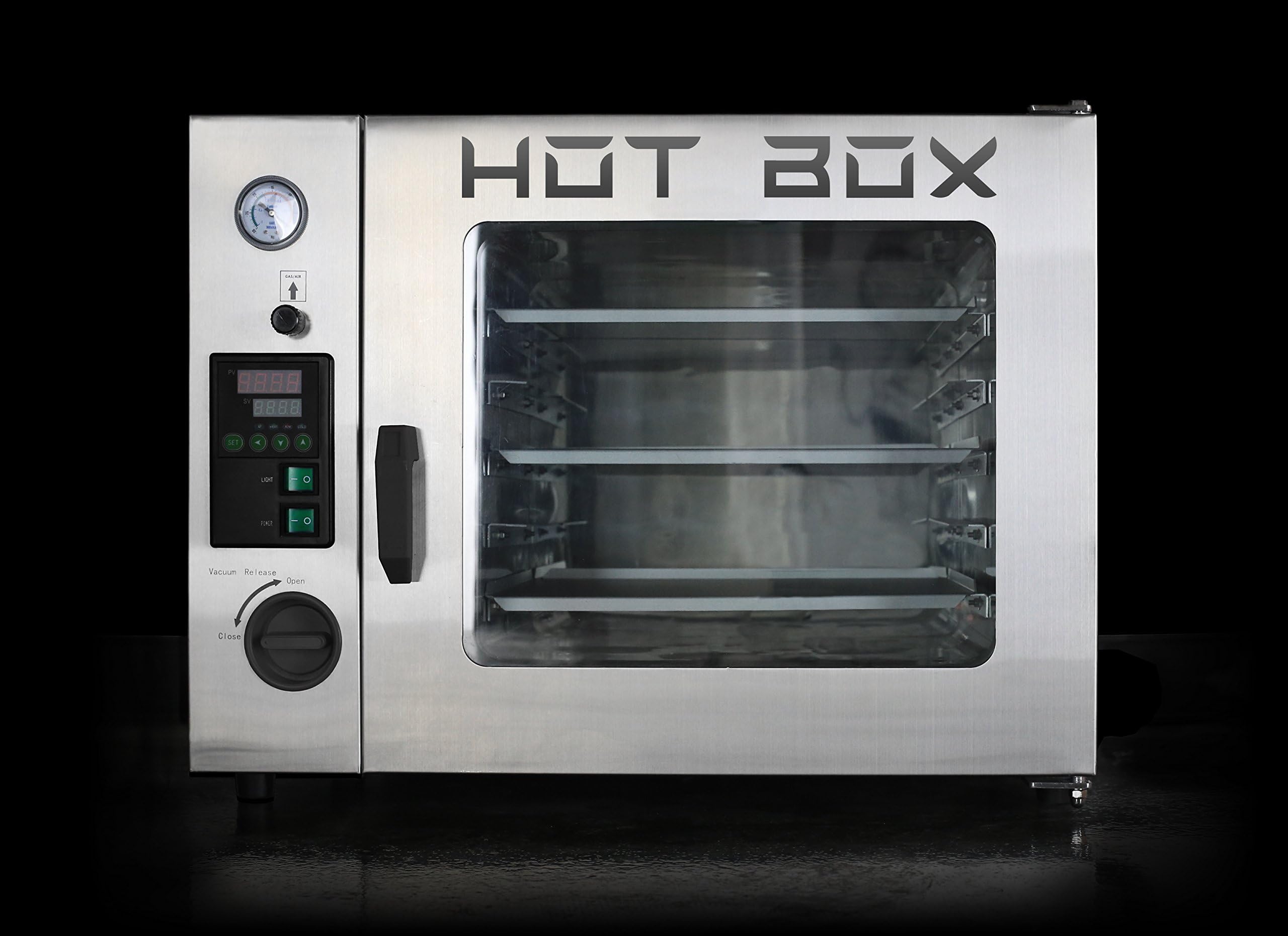 Royal Xtract Hotbox Stainless Steel 5 Sided Heating Gas Back-filled Vacuum Oven 1.9 Cu Ft