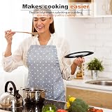 Zocipro Universal Lid for Pots Pans Skillets 16/18/20cm Glass Silicone Rim view 3