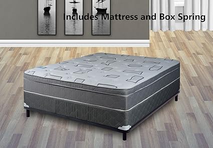 Amazon Com Mattress Solution 444y 4 6xl 2 10 Inch Eurotop Pillow
