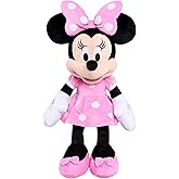 Disney Junior Mickey Mouse Large Plush Minnie Mouse, Officially Licensed Kids Toys for Ages 2 Up by Just Play