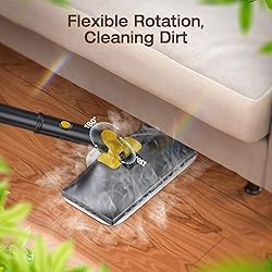 ScrubWiz Steam Mop Cleaner with Detachable Handheld