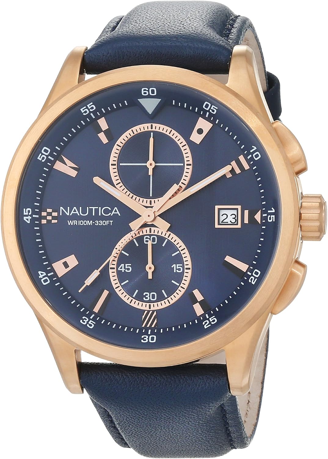 Nautica Orologio Uomo Tarpoon Dive Al Quarzo - Quadrante Blu, Cinturino In Silicone, Impermeabile 200m