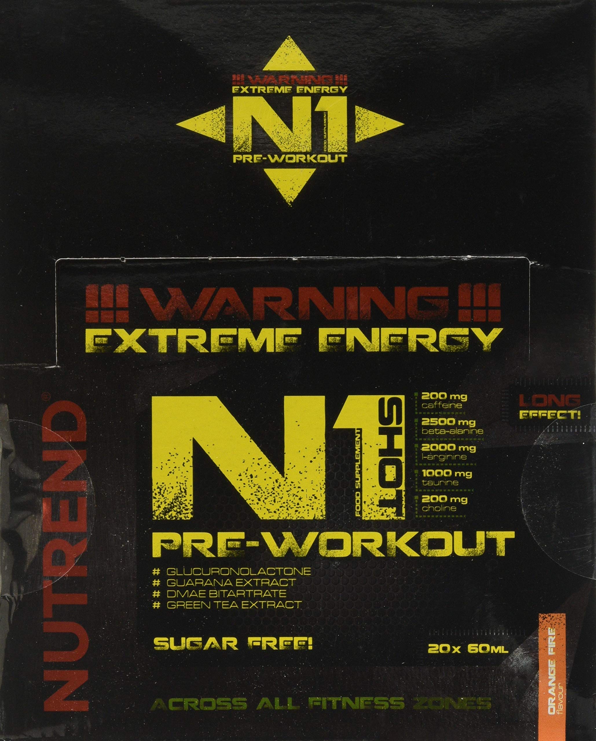 NUTREND N1 Shot, Orange, 60 ml, 20 Units