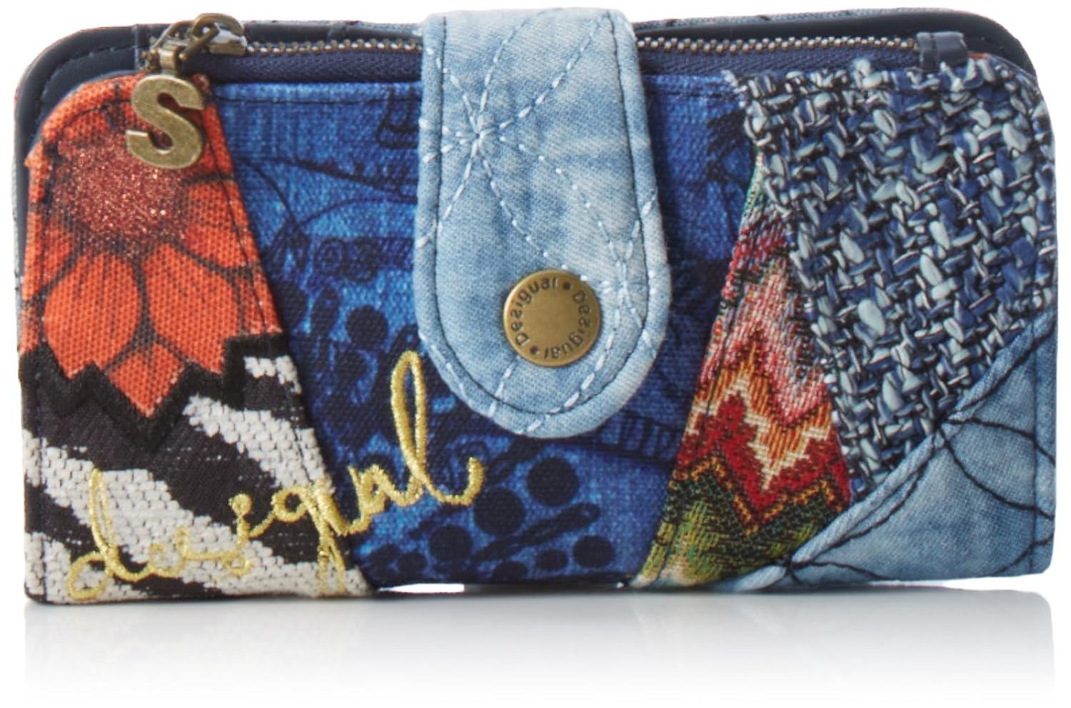 Desigual BASIC ELECTRA Billetera Mujer Azul xx cm B x H x