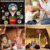 POPOYU Christmas Projector Torch 24 Patterns Kids Sleep Story Flashlight Xmas view 7