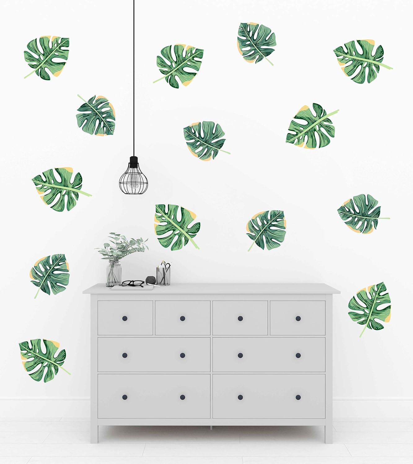 Amazon Com Palm Leaf Wall Decal Large Tropical Leaf Decor Plant