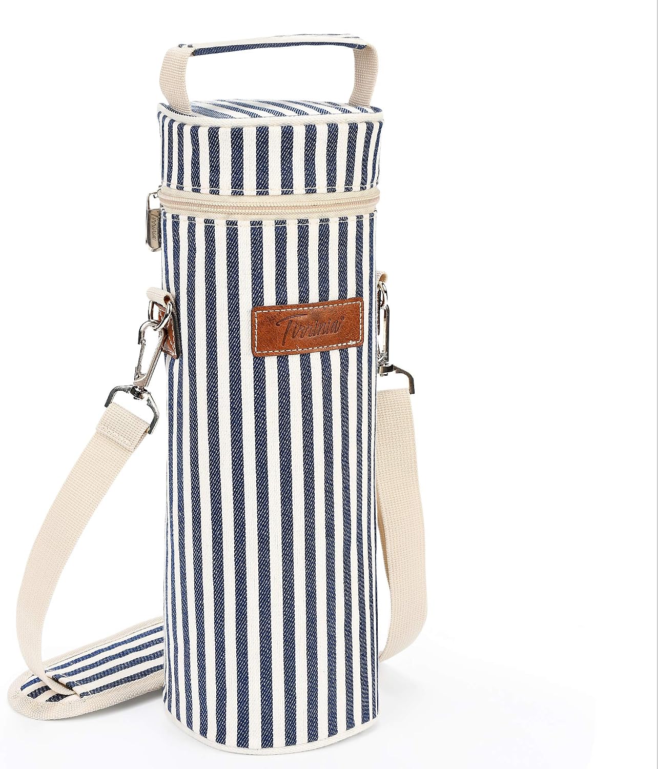 Kato Tirrinia Single Wine Cooler Bags, Insulated & Padded Portable Wine Tote Carrier for Travel Picnic