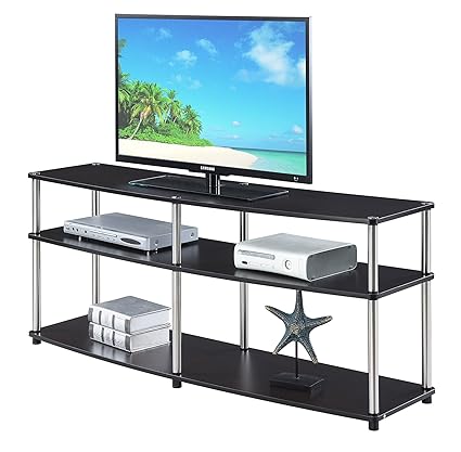 Amazoncom Open Concept Three Tier 60 Inches Tv Stand No Tools