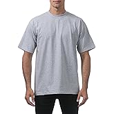 Pro Club Mens Heavyweight Cotton Short Sleeve Crew Neck T-Shirt
