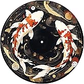 CRASPIRE Turntable Mat Record Player Mat Fish 12inch Reduce Noise Pad Turntable Slipmat Antistatic Anti Slip Felt Platter Slip Mat Protective Mat for Home Record Players