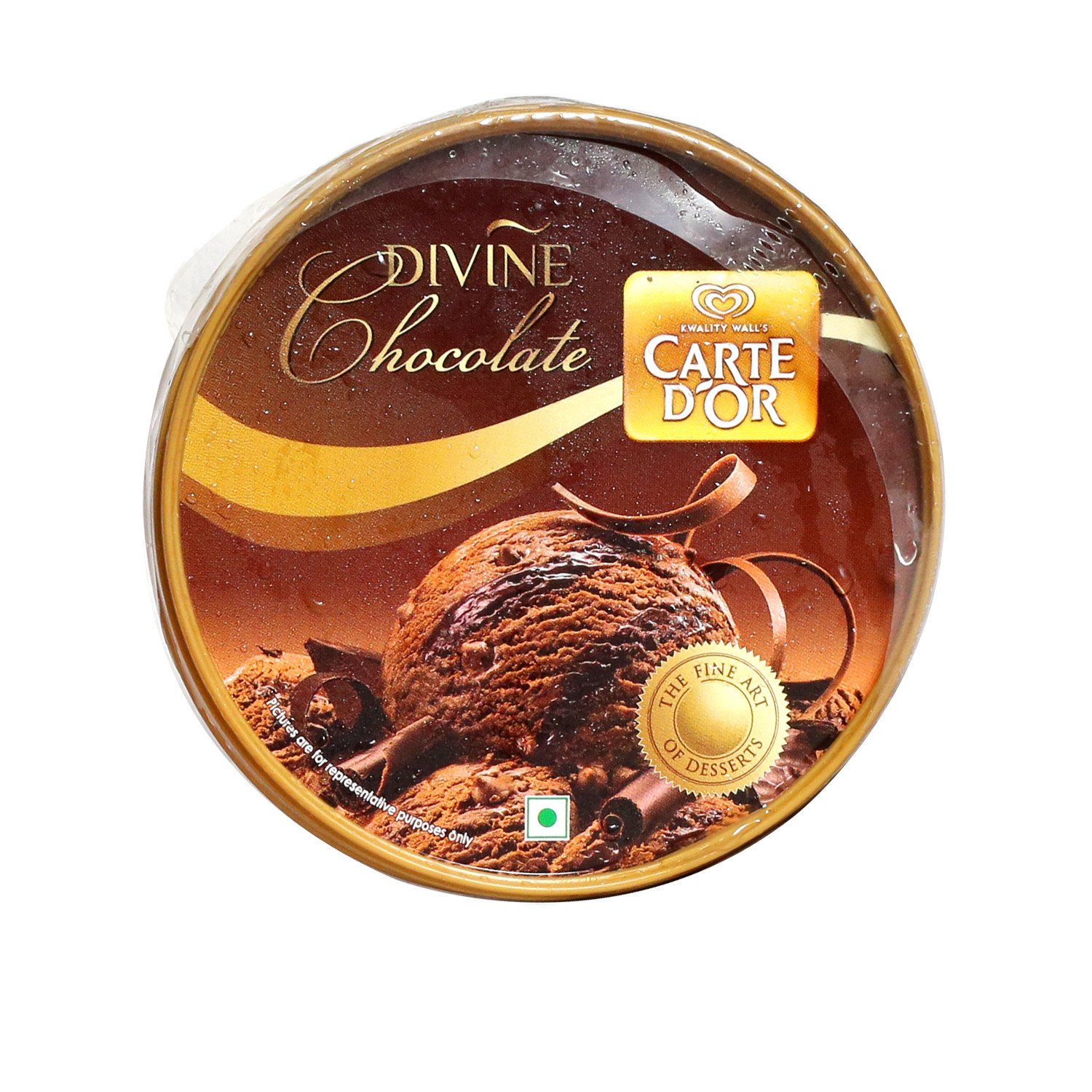 Kwality Wall S Carte Dor Ice Cream Divine Chocolate 750ml Cup Amazon In Grocery Gourmet Foods