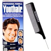 YOUTHAIR Creme, No More Gray Hair, Gradually Changes Grey Hair to a More Youthful Color (w/Sleek Comb), Conditioning Super Cream Liquid, Original Formula - 3.75 oz