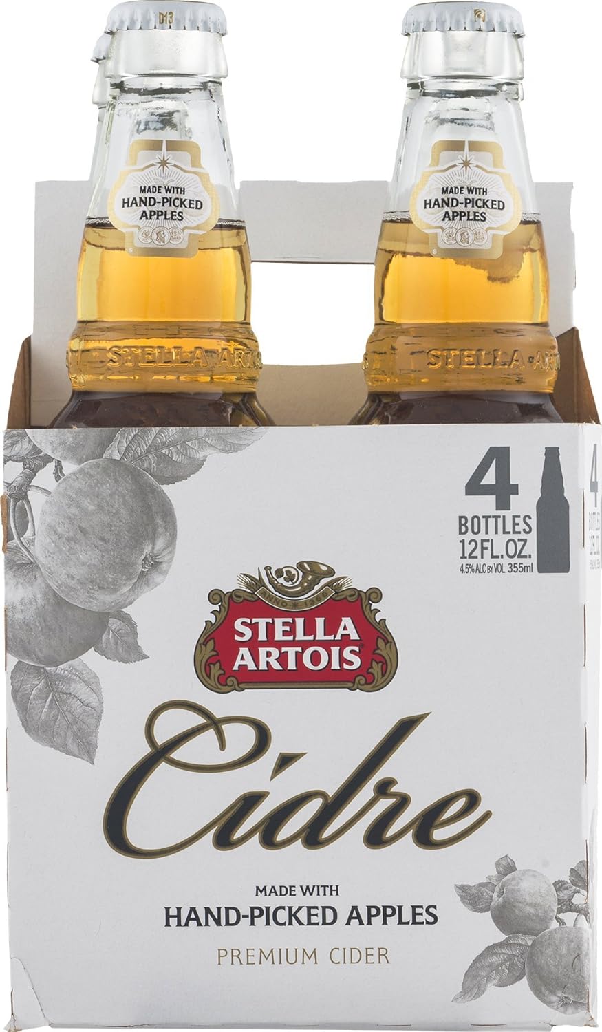 Stella Artois Cidre Premium HandPicked Apple Cider 4 CT