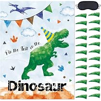 Lot De 6 Chapeaux Fête Dinosaure | Chapeau Anniversaire Enfant à Assembler | Décoration Thème Préhistorique