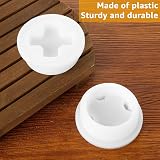EATHEATY 50 Pcs 2" Bung Cap Plastic Drum Bung Hole Plugs with Silicone Gasket view 3