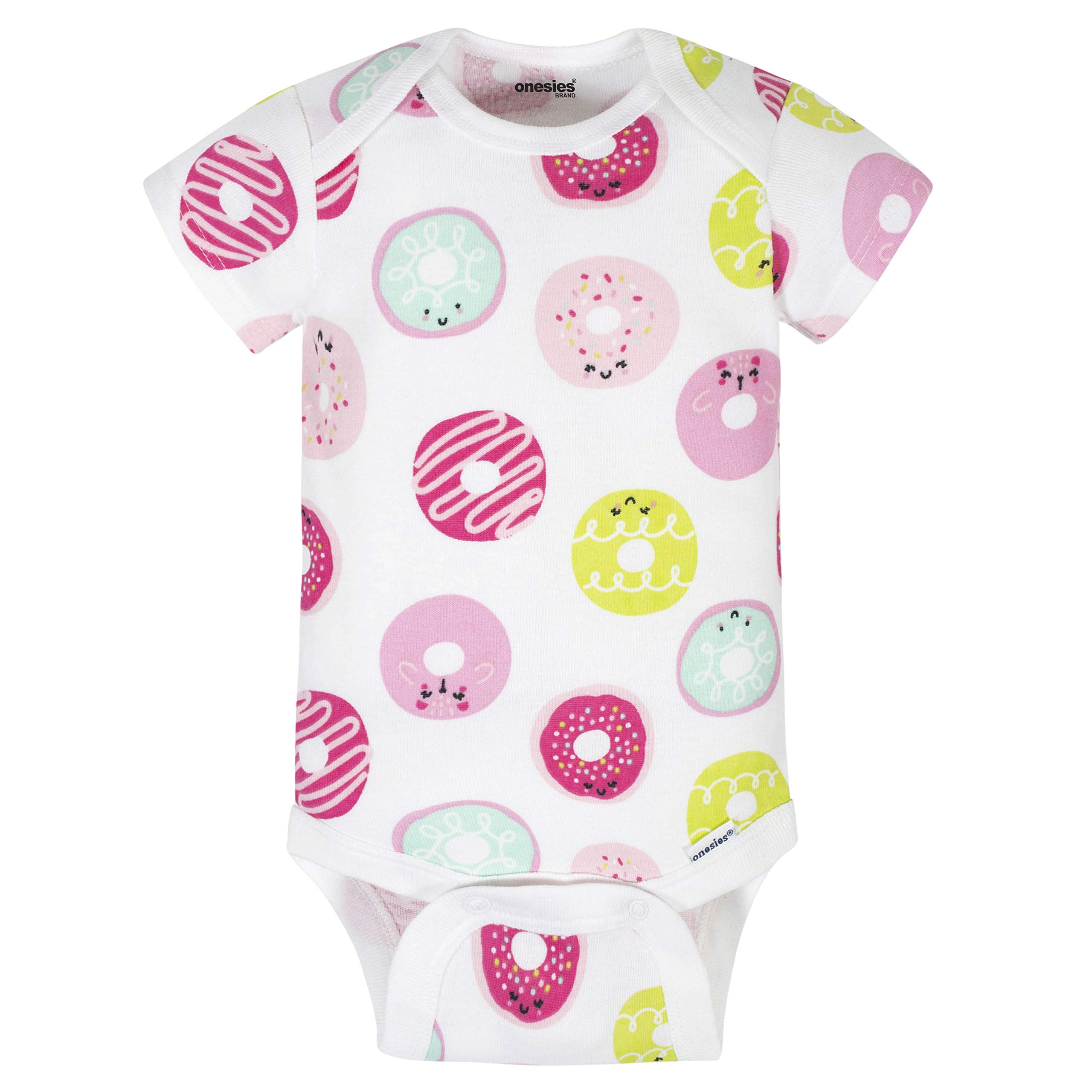 Onesies Brand baby-girls 8-pack Short Sleeve Mix & Match Bodysuits