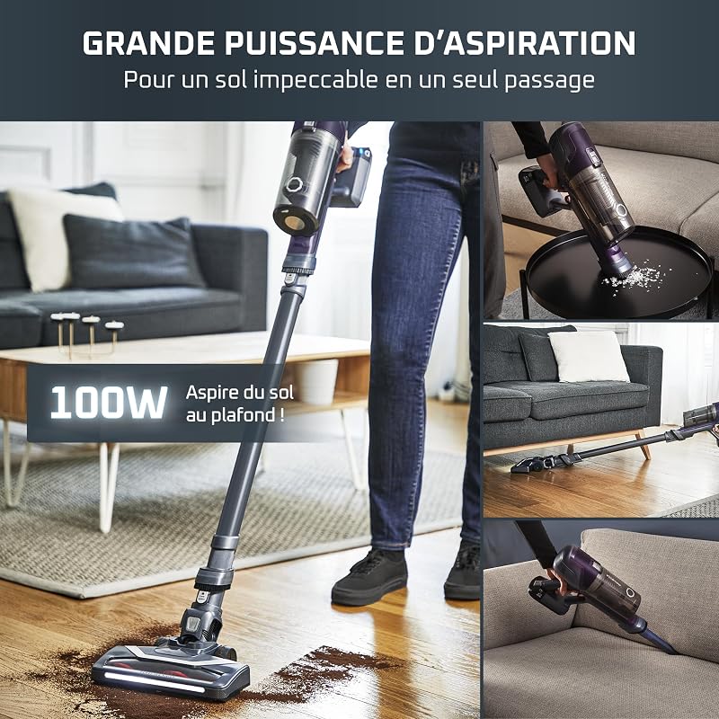 X-Pert 6.60 - Aspirateur Balai sans Fil - Violet